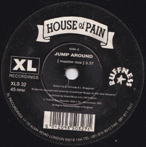House of Pain - Jump Around (7", UK) - Label - Side A