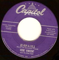 Gene Vincent and his Blue Caps - Be-Bop-A-Lula (7", US)