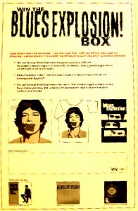 The Jon Spencer Blues Explosion - Win The Blues Explosion Box (POSTER, US)