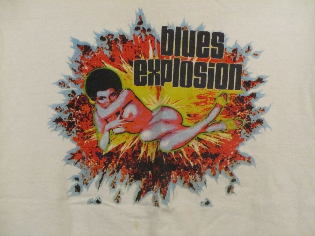 Blues Explosion - Mo' Width (SHIRT, AUSTRALIA) - Front - Close-Up