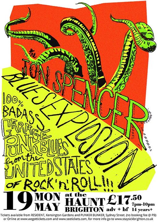 The Jon Spencer Blues Explosion - The Haunt, Brighton, UK (19 May 2014)