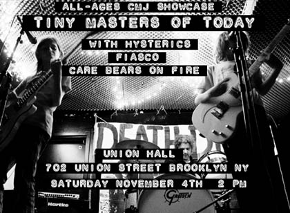 Tiny Masters of Today - CMJ Showcase, Union Hall, Brooklyn, New York, US (4 November 2006)
