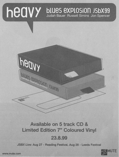 The Jon Spencer Blues Explosion - Heavy (ADVERTISEMENT, UK)