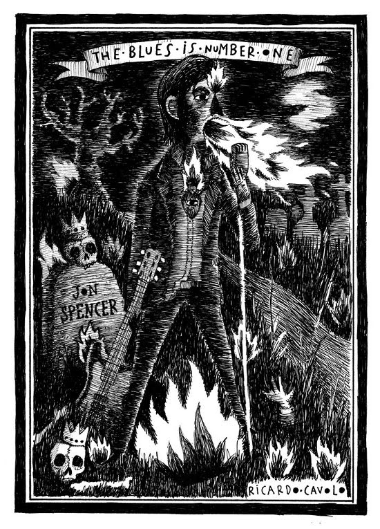 Jon Spencer - The Blues Is Number One (ARTWORK, SPAIN)