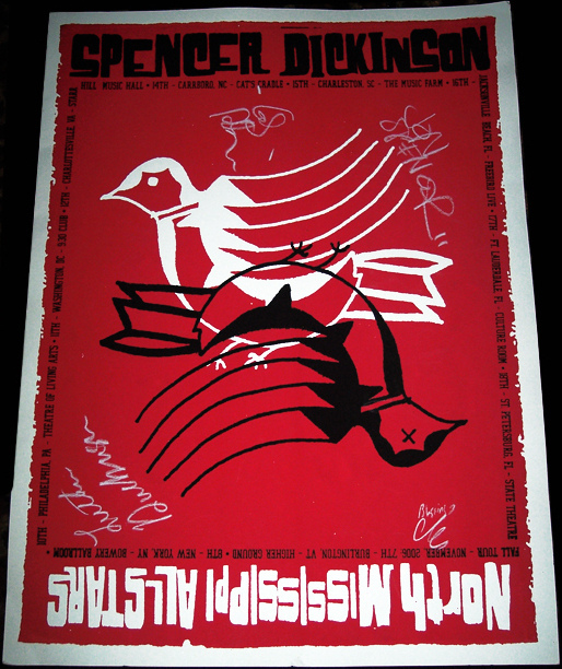 Spencer Dickinson / North Mississippi Allstars - Tour Poster (POSTER, US)