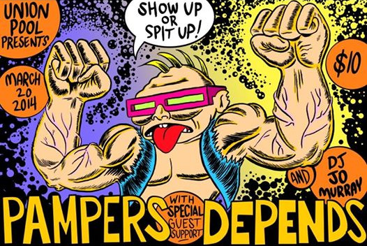 The Jon Spencer Blues Explosion - Union Pool, Williamsburg, Brooklyn, NYC, US (20 March 2014)