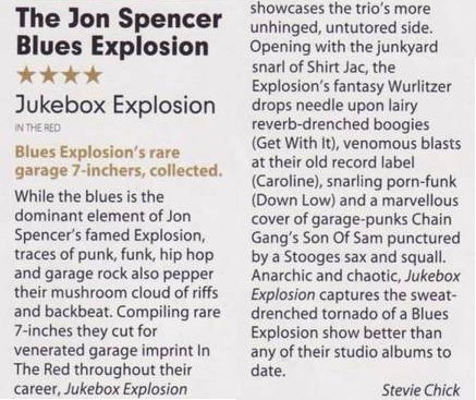 The Jon Spencer Blues Explosion - Mojo: Jukebox Explosion Rockin' Mid-90s Punkers [Scan] (PRESS, UK)