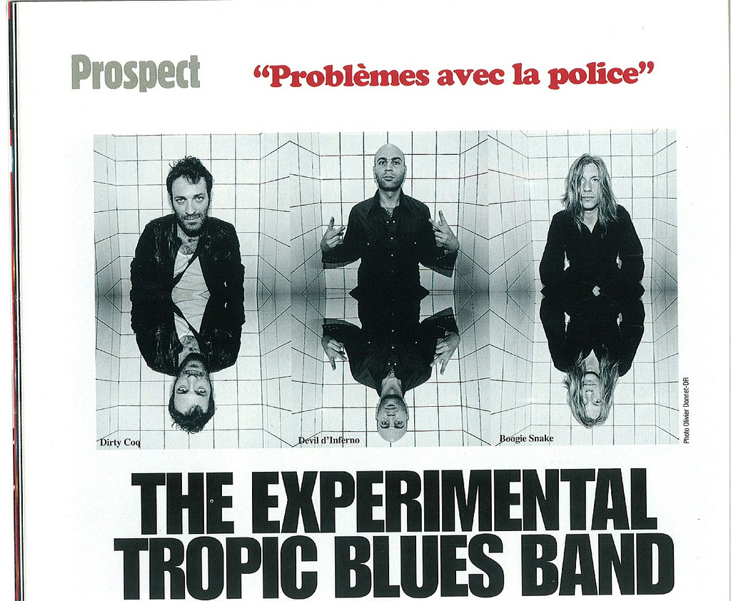 The Experimental Tropic Blues Band – Rock & Folk: Problemes Avec La Police (PRESS, FRANCE) -