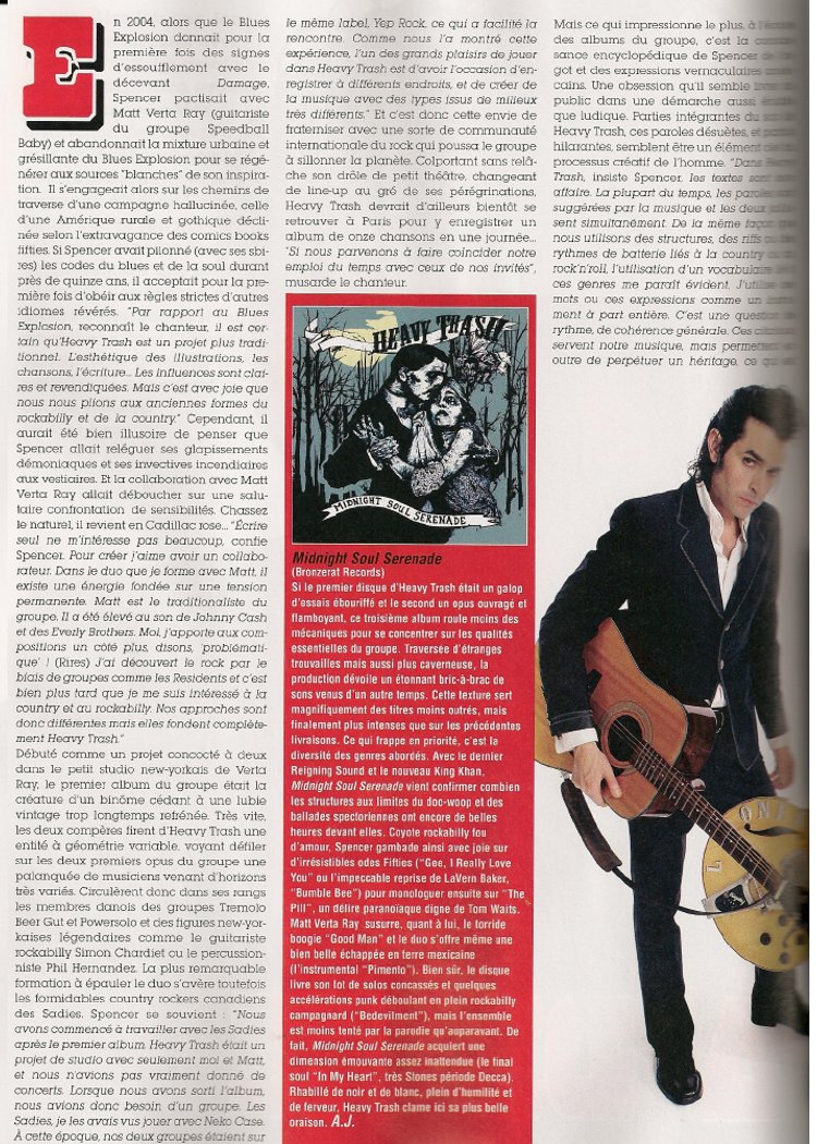 Heavy Trash - Eldorado: Serenade A Deux (PRESS, FRANCE) - 2