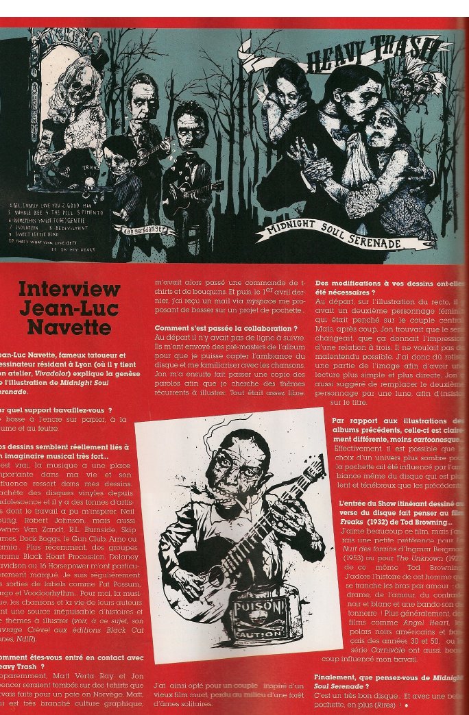 Heavy Trash - Eldorado: Serenade A Deux (PRESS, FRANCE) - 4