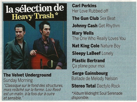 La Selection De Heavy Trash (PRESS, FRANCE)