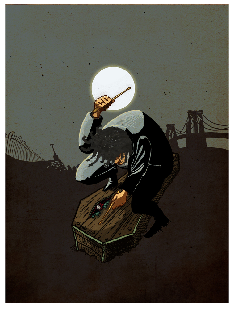 Russell Simins by Jose Fragoso (ILLUSTRATION, US)