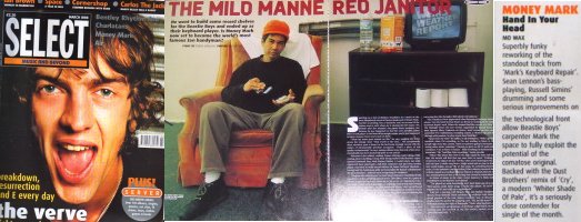 Money Mark - Select: The Mild Mannered Janitor / Hand In Your Head (PRESS, UK)