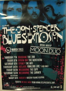 The Jon Spencer Blues Explosion - Australia Tour (March 2013)
