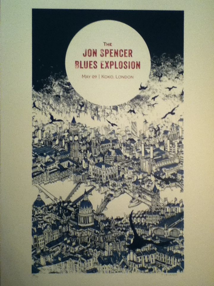The Jon Spencer Blues Explosion - Koko, London: Poster
