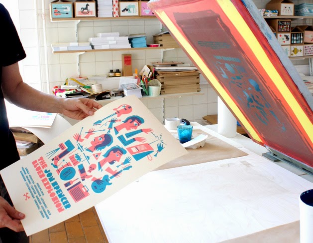 The Jon Spencer Blues Explosion - European Tour Poster (JULY 2014)