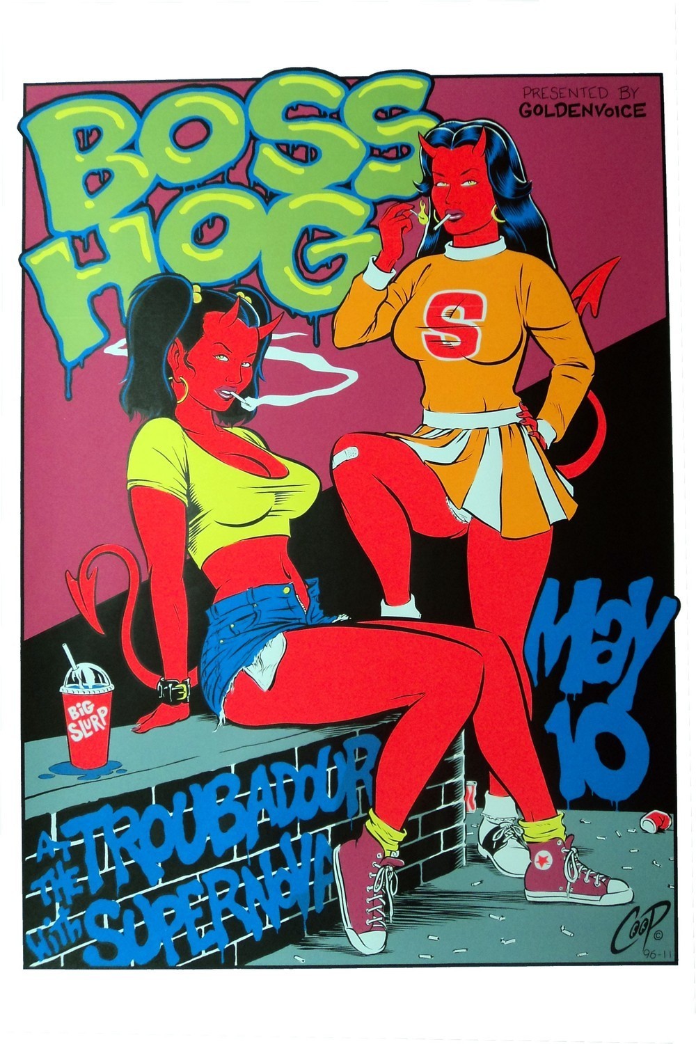 Boss Hog - The Troubadour, West Hollywood, CA, US (10 May 1996)