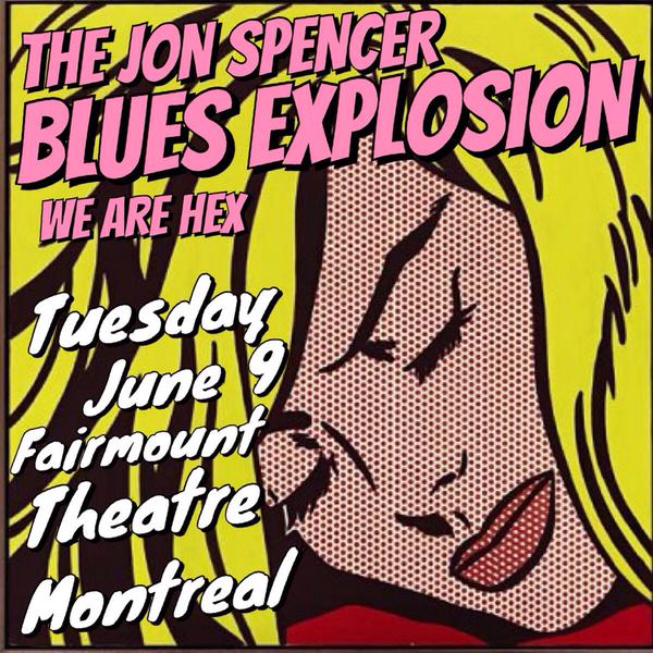 The Jon Spencer Blues Explosion – Fairmount Theatre, Montréal, QC, Canada (9 June 2015)