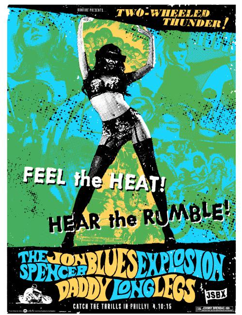 The Jon Spencer Blues Explosion - Johnny Brenda’s, Philadelphia, PA, US (10 April 2015)