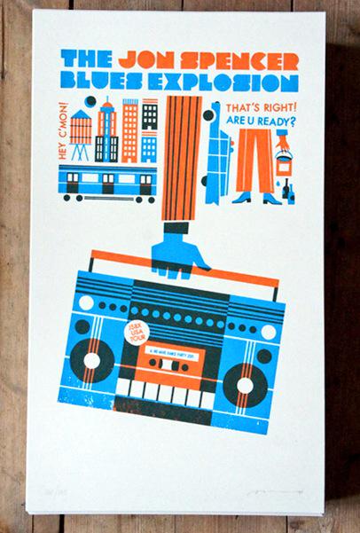 The Jon Spencer Blues Explosion - JSBX USA TOUR (POSTER, FINLAND)