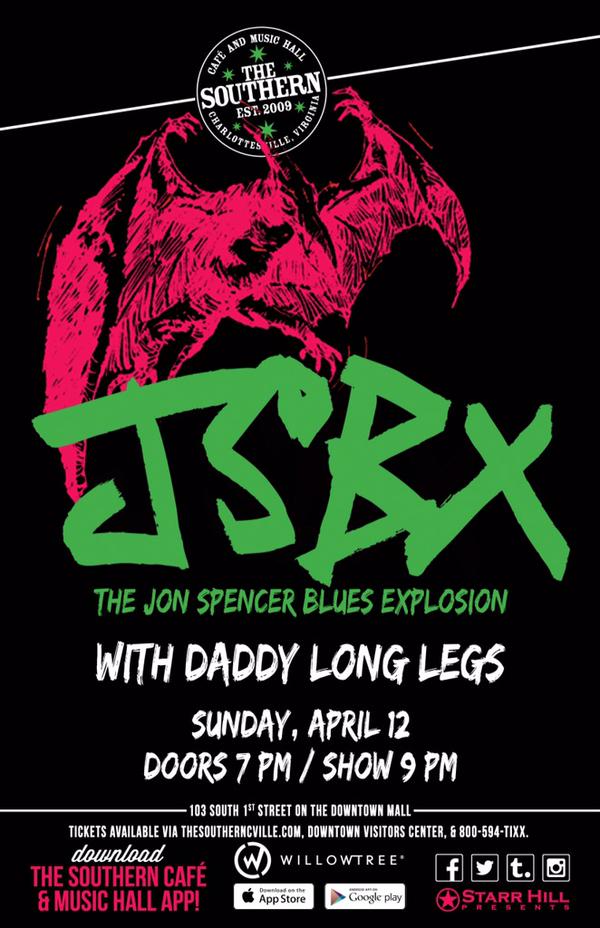 The Jon Spencer Blues Explosion – The Southern Café & Music Hall, Charlottesville, VA, US (12 April 2015)