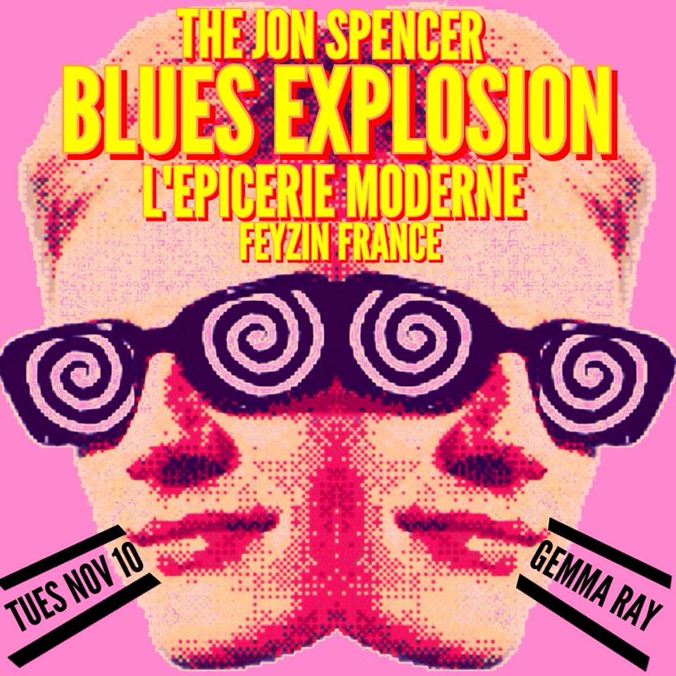 The Jon Spencer Blues Explosion – L’Épicerie Moderne, Feyzin, France (10 November 2015) – CANCELLED