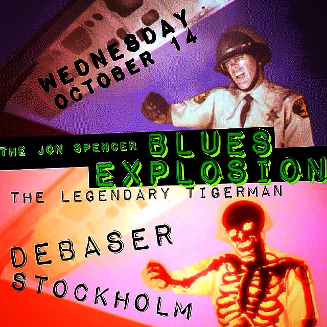 The Jon Spencer Blues Explosion – Debaser, Stockholm, Sweden (14 October 2015)