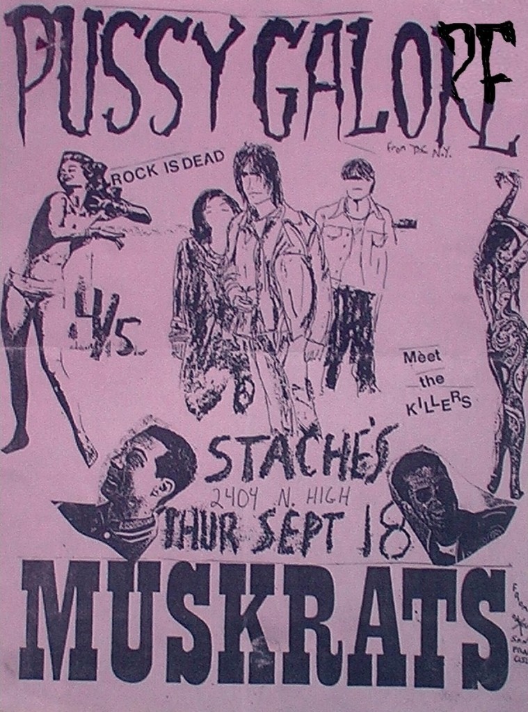 Pussy Galore - Stache's, Columbus, Ohio, US (18 September 1986)