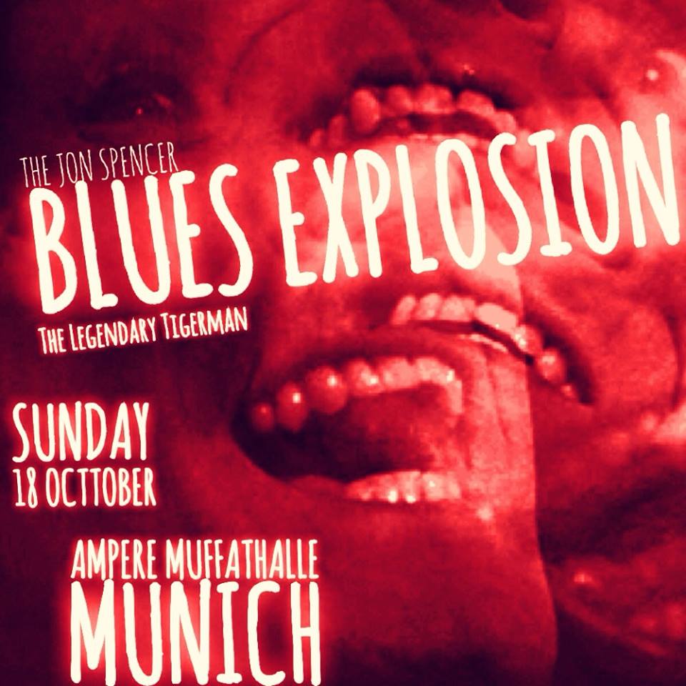 The Jon Spencer Blues Explosion - Ampere / Muffatwerk, München, Germany (18 October 2015)