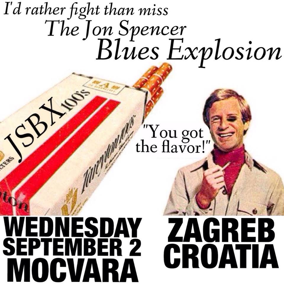 The Jon Spencer Blues Explosion – Močvara, Zagreb, Croatia (2 September 2015)