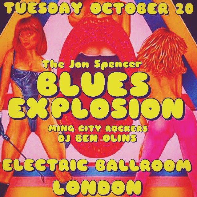 The Jon Spencer Blues Explosion - Electric Ballroom, London, UK (20 October 2015)