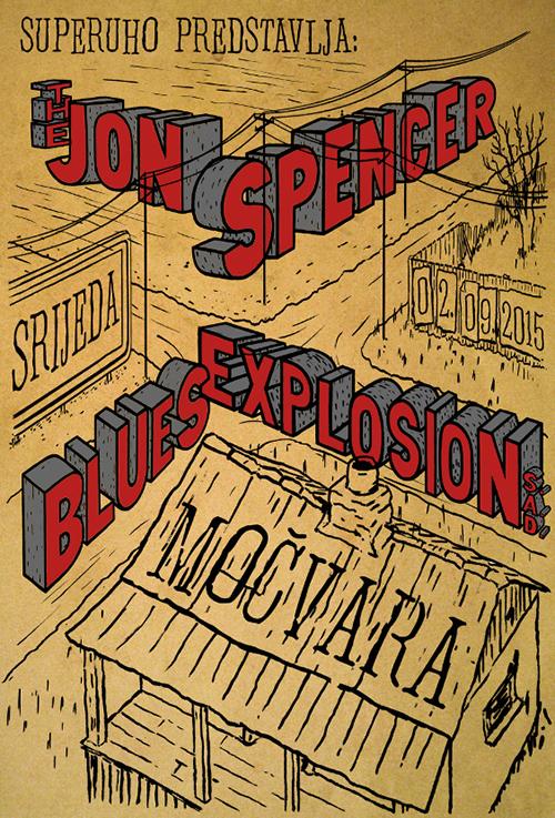The Jon Spencer Blues Explosion – Močvara, Zagreb, Croatia (2 September 2015)