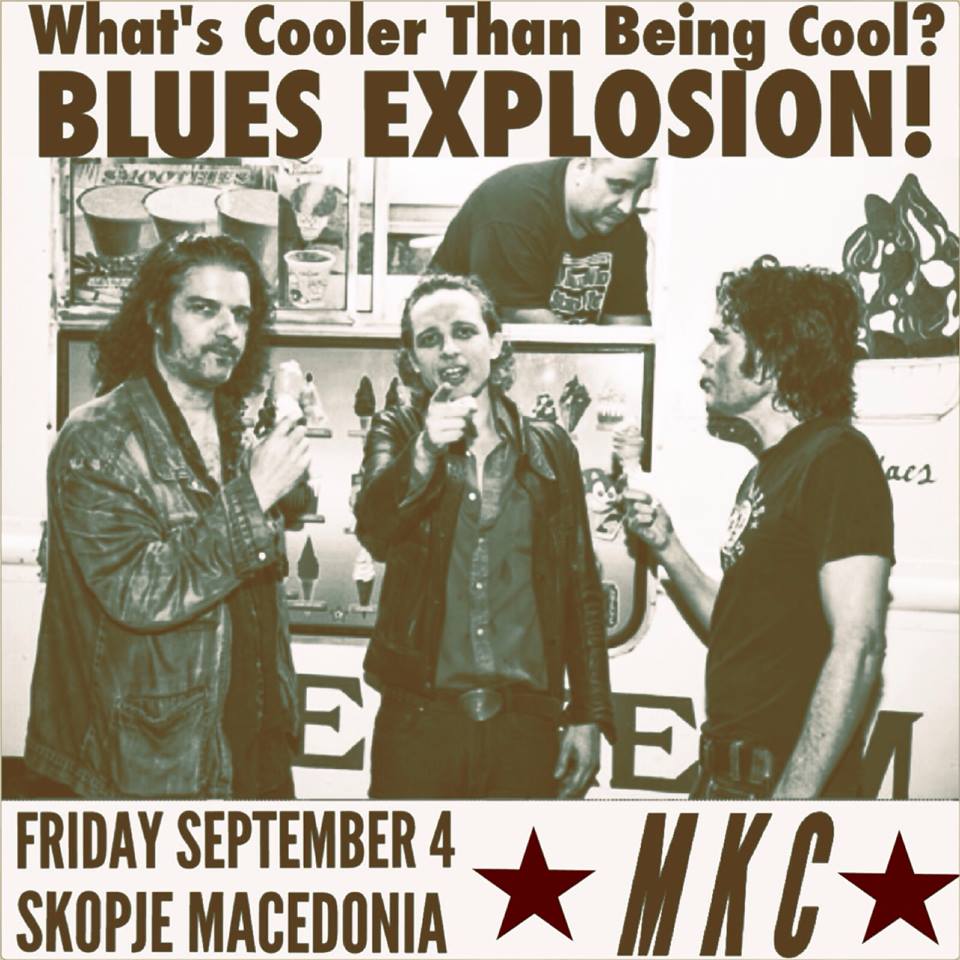The Jon Spencer Blues Explosion – Младински Културен Центар – MKC, Skopje, Macedonia (4 September 2015)