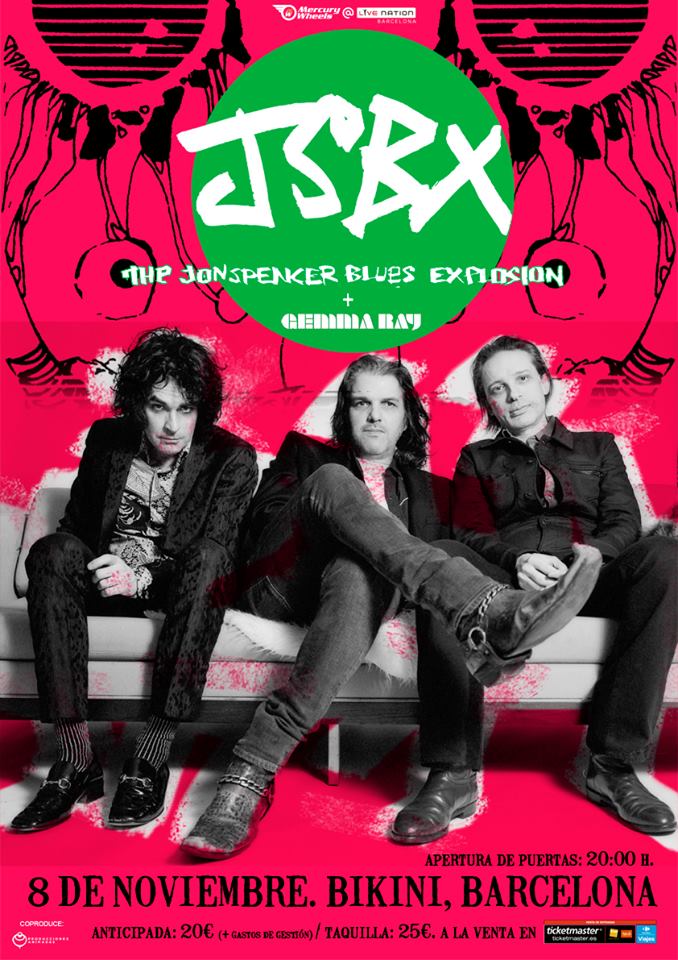The Jon Spencer Blues Explosion – Bikini, Barcelona, Spain (8 November 2015)