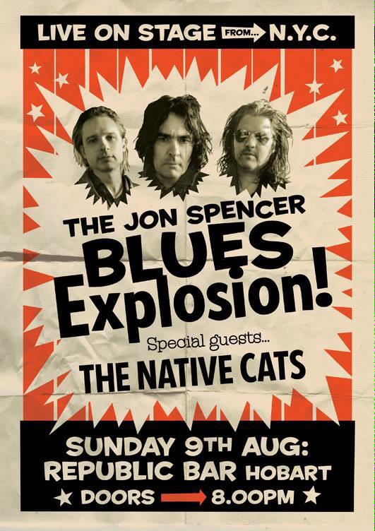 The Jon Spencer Blues Explosion - Republic Bar, Hobart, Australia (9 August 2015)