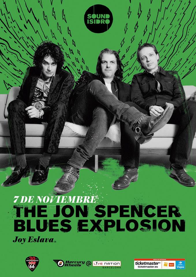 The Jon Spencer Blues Explosion - Joy Eslava, Madrid, Spain (7 November 2015)