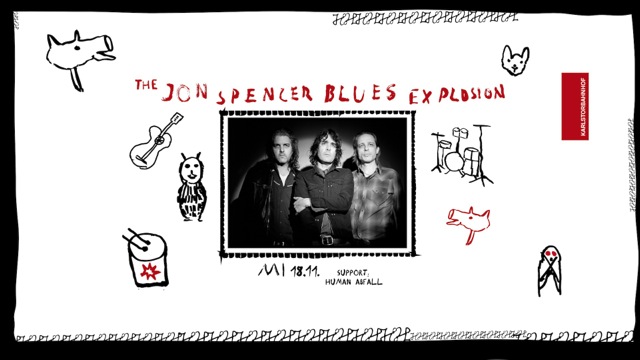 The Jon Spencer Blues Explosion - Pret a Couter Festival / Kulturhaus Karlstorbahnhof e.V., Heidelberg, Germany (18 November 2015)