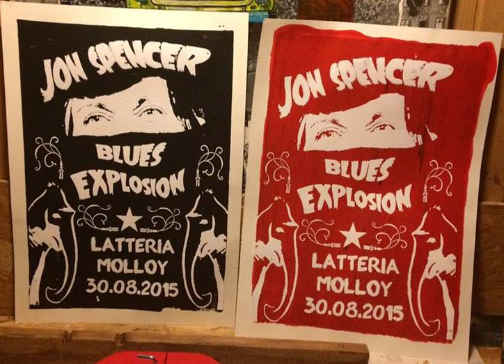 The Jon Spencer Blues Explosion - Latteria Molloy, Brescia, Italy (30 August 2015)