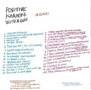 Experience - Positive Karaoke With A Gun / Negative Karaoke With A Smile [Promo] (CD/DVD, FRANCE)  - Rear