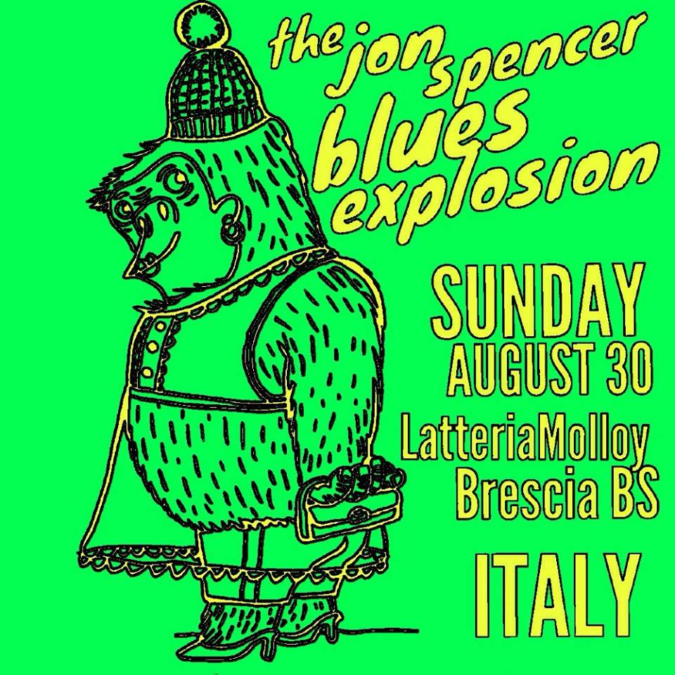 The Jon Spencer Blues Explosion – Latteria Molloy, Brescia, Italy (30 August 2015)