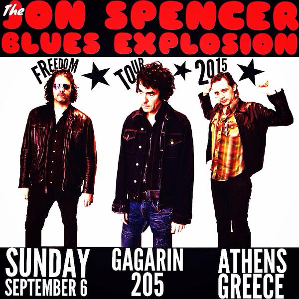 The Jon Spencer Blues Explosion – Gagarin 205, Athens, Greece (6 September 2015)