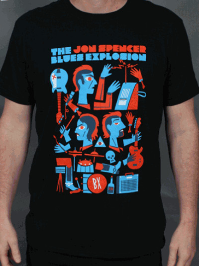 The Jon Spencer Blues Explosion - Tour Shirt [Polkka Jam] (SHIRT, US)