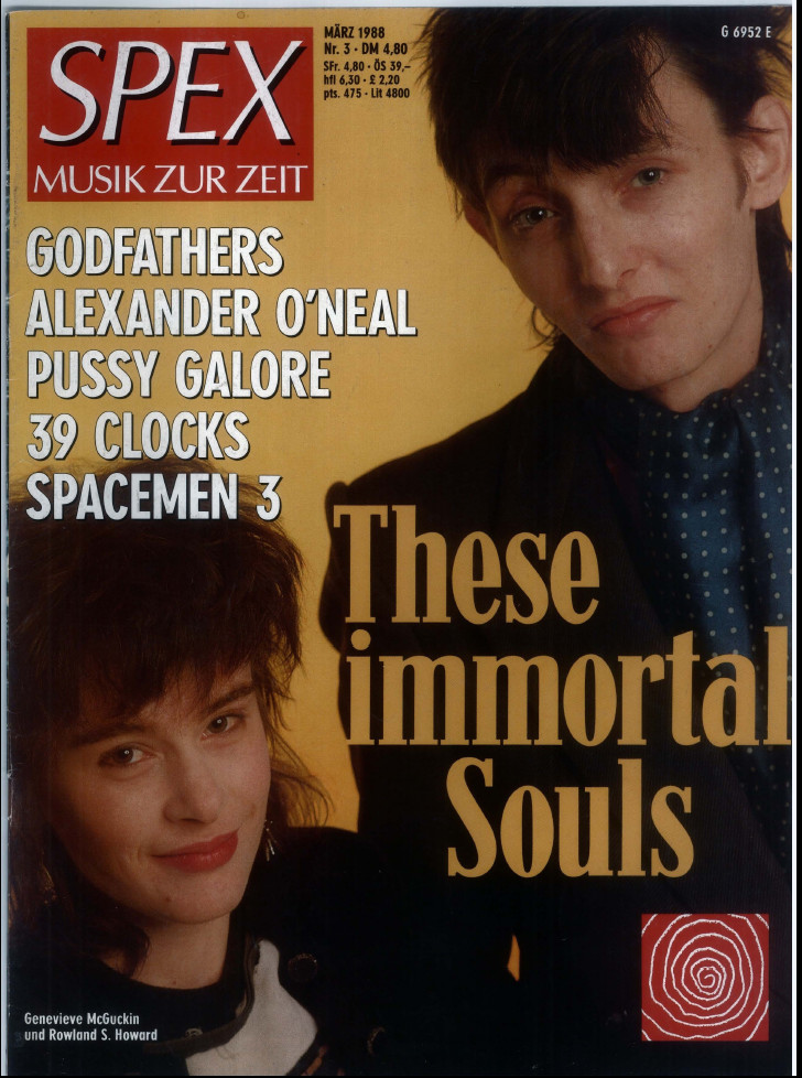 Pussy Galore - Spex: Ein Zustand des Dazwischen (PRESS, GERMANY) - Cover