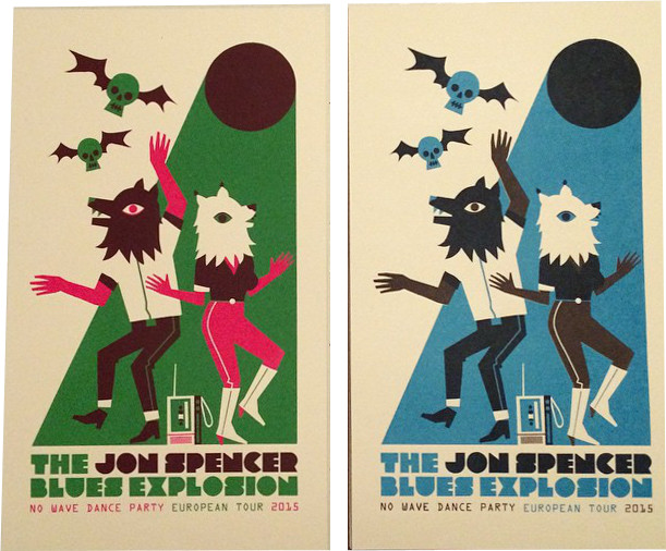 The Jon Spencer Blues Explosion​ - No Wave Dance Party European Tour 2015 (POSTER, EUROPE)