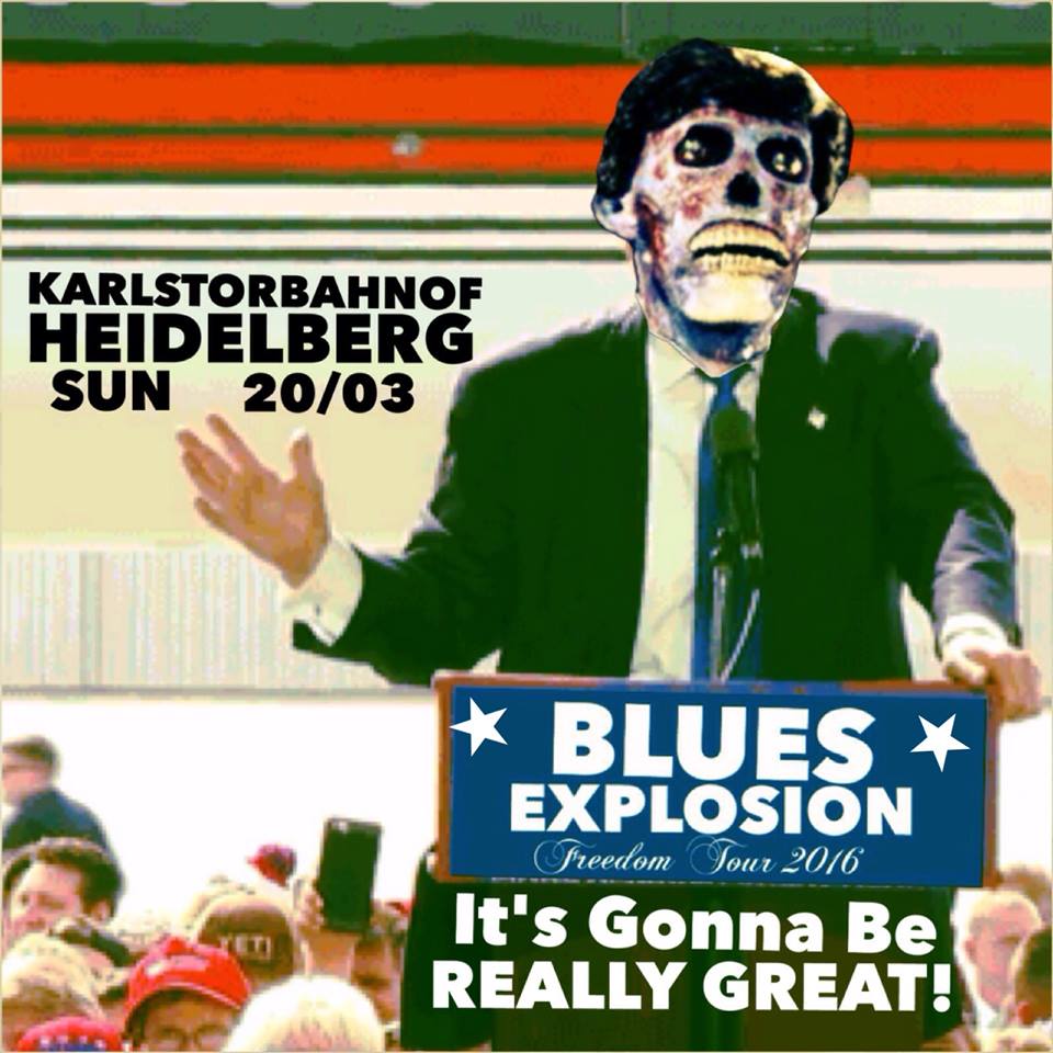 The Jon Spencer Blues Explosion – Karlstorbahnhof, Heidelberg, Germany (20 March 2016)