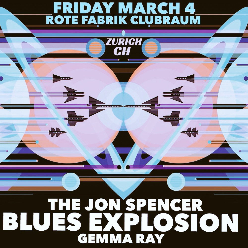The Jon Spencer Blues Explosion – Rote Fabrik Clubraum, Zürich, Switzerland (4 March 2016)