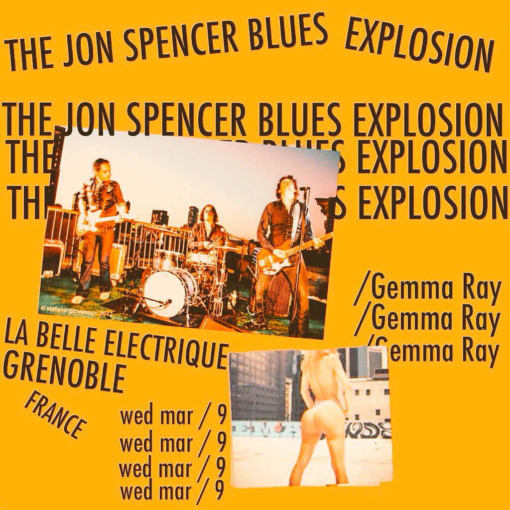 The Jon Spencer Blues Explosion - La Belle Electrique, Grenoble, France (9 March 2016)