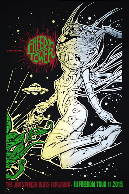 The Jon Spencer Blues Explosion - Double EU Freedom Tour Poster (POSTERS, EUROPE) - Right