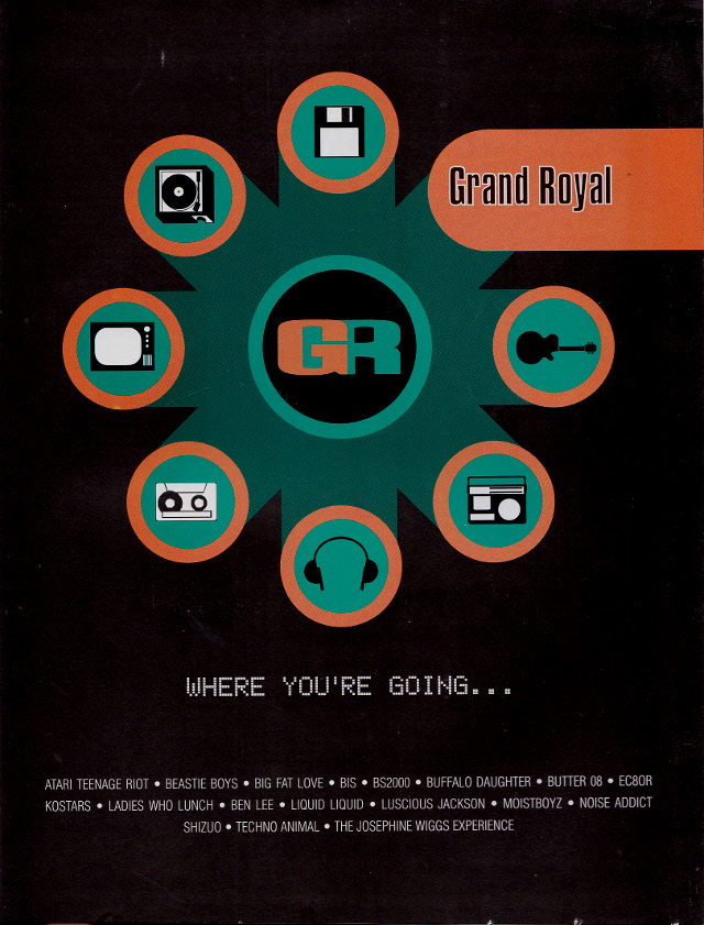 V/A feat. Butter 08 – Grand Royal: A Sampling – Where You’re Going…  (ADVERT, US)