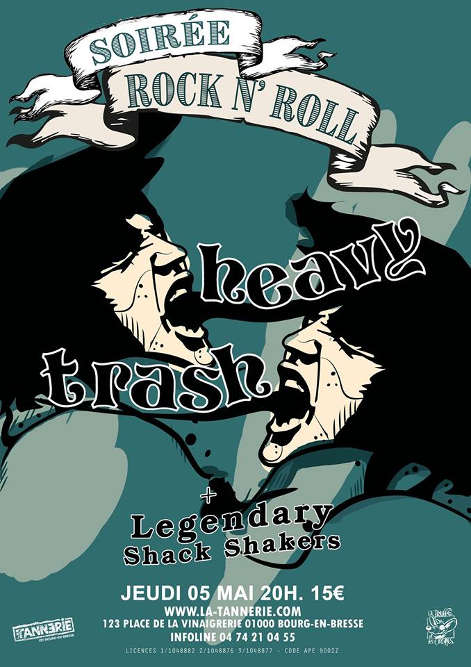 Heavy Trash – La Tannerie, Bourg En Bresse, France (5 May 2016)